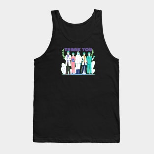 Stay at Home funny mask Tank Top